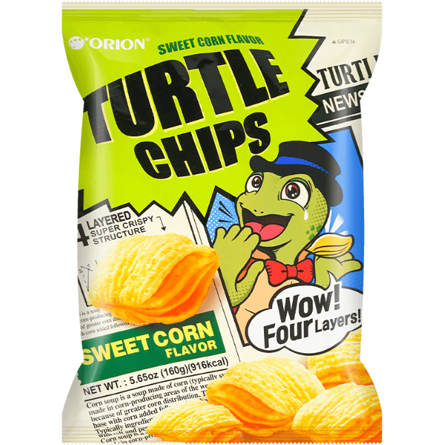 Product image of Corn Flavor Turtle Chips, 5.64oz