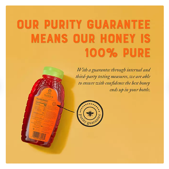 Product image of Nature Nate's 100% Organic Pure Raw and Unfiltered Honey (40 oz.)