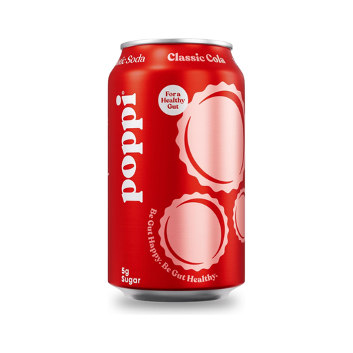 Product image of Poppi Classic Cola Prebiotic Soda - 12 Oz