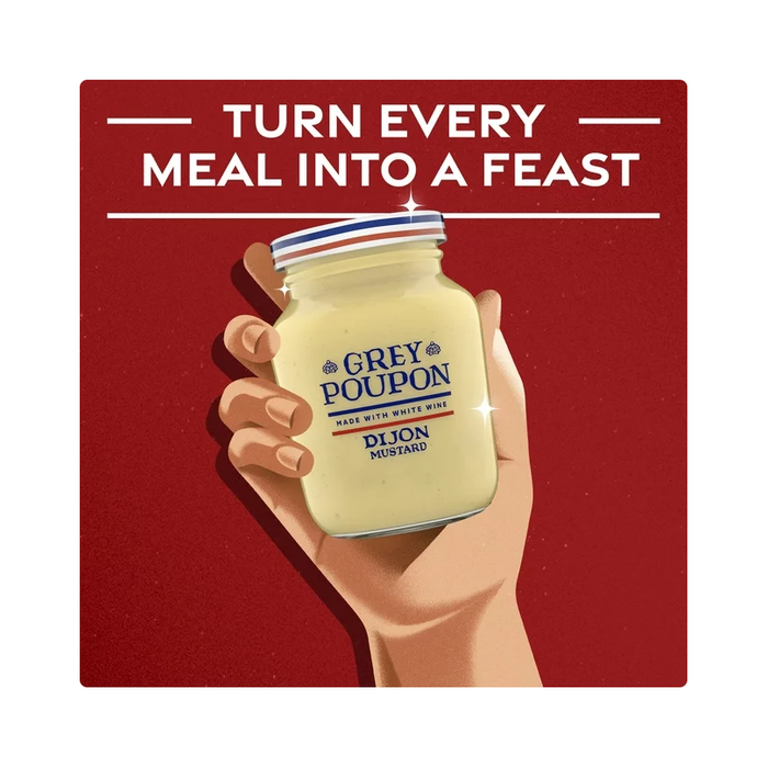 Product image of Grey Poupon Dijon Mustard, 8 oz. Jar