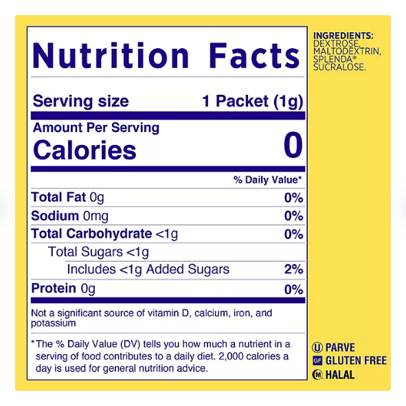 Product image of Splenda Zero Calorie Sweetener Packets (1,000 ct.)