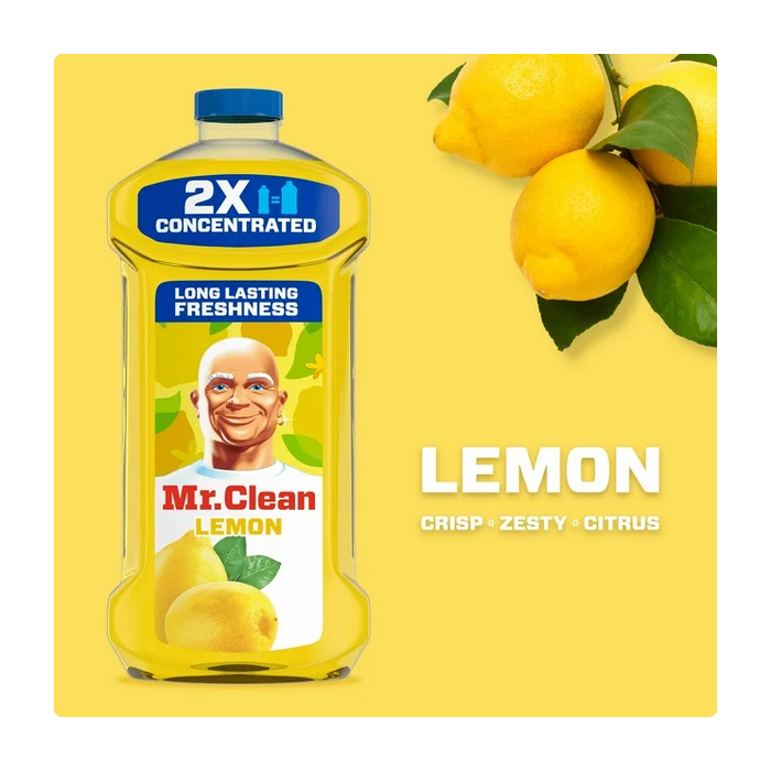 Product image of Mr. Clean 2X Concentrated Multi Surface Cleaner with Lemon Scent, 41 fl oz