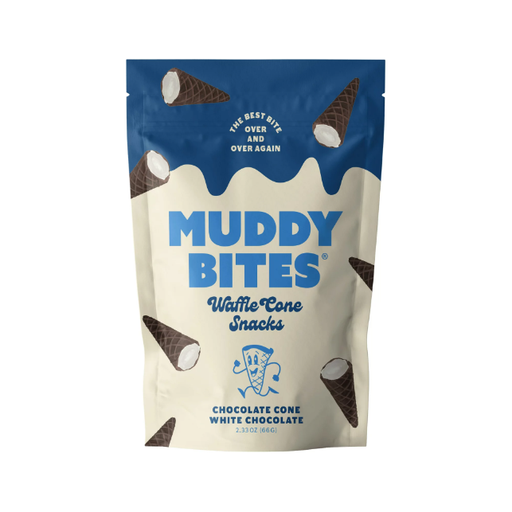 Product image of Muddy Bites Chocolate Cone with White Chocolate Fillings, 2.33 oz