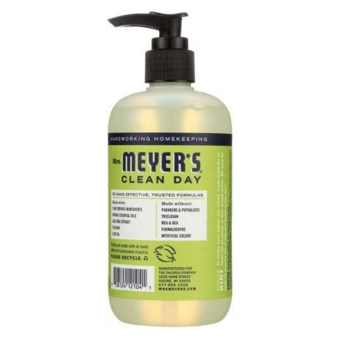 Product image of Mrs. Meyer's Clean Day Liquid Hand Soap, Lemon Verbena Scent, 12.5 Ounce Bottle