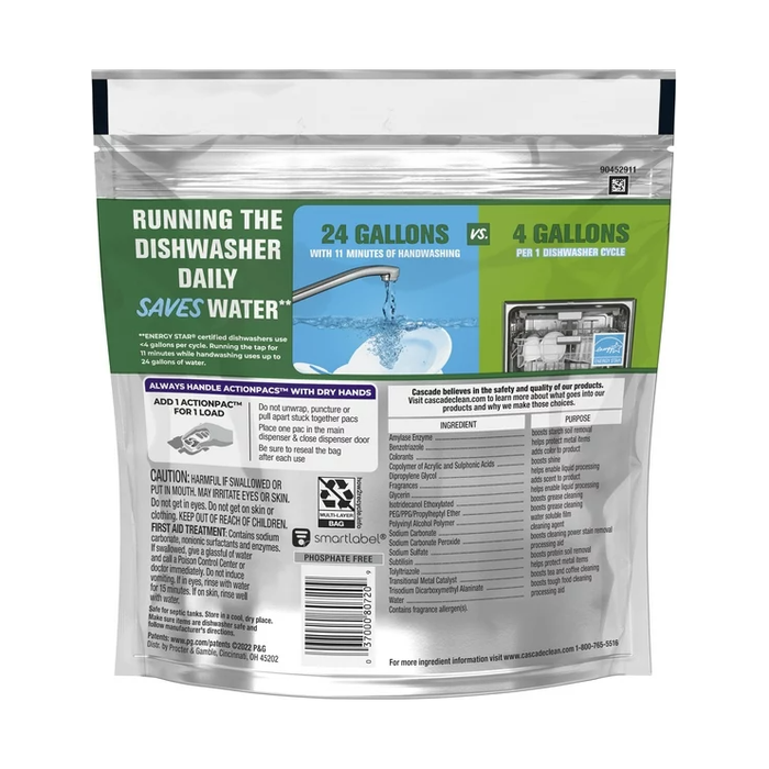 Product image of Cascade Platinum Dishwasher Detergent Pods, Fresh Scent, 21 Count
