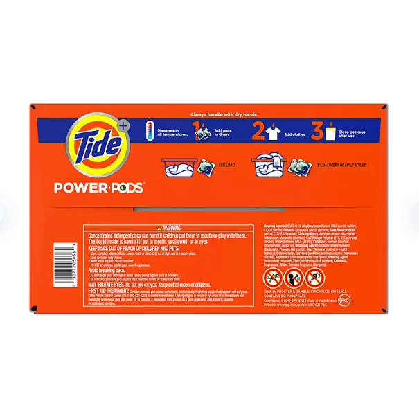 Product image of Tide Hygienic Clean Heavy Duty Power PODS Laundry Detergent Pacs, Original (72 ct.)
