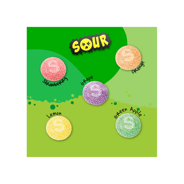 Product image of Skittles Sour Gummies Chewy Candy, Gluten Free, Sharing Size, 12 oz, Bag