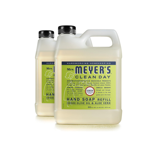 Product image of Mrs. Meyer's Clean Day Liquid Hand Soap Refill, Lemon Verbana, 33 fl oz 2 (Pack)