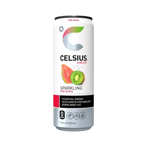 Product image of Celsius Live Fit Sparkling Kiwi Guava Dietary Supplement, 12 fl oz