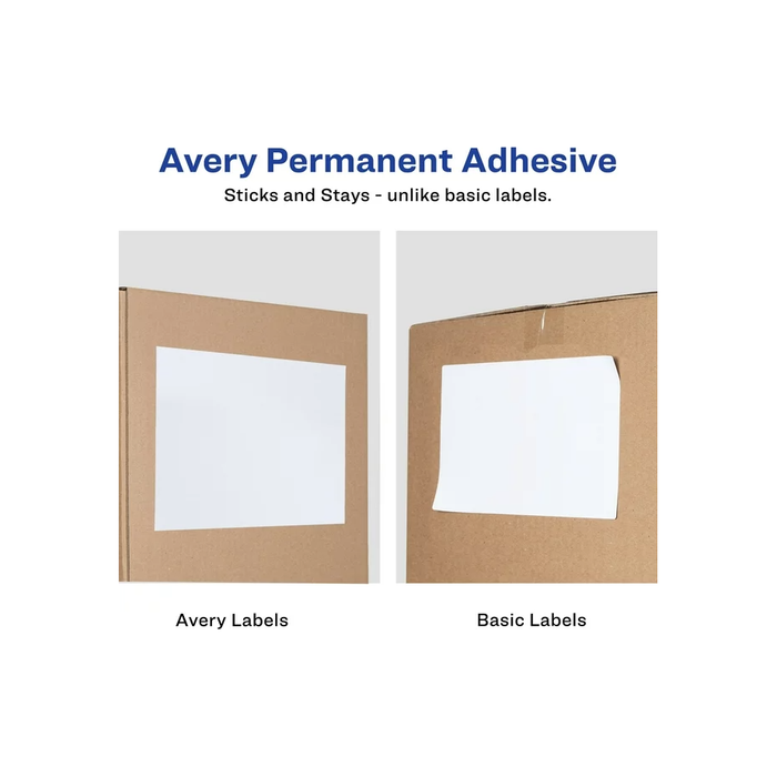Product image of Avery Shipping Labels, 5.5 x 8.5, White, TrueBlock, Inkjet, 20 Labels (18126) 0.399 lb