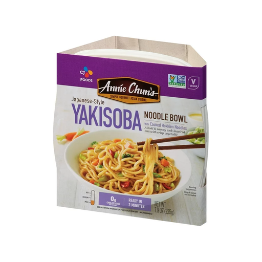 Product image of Annie Chun's Yakisoba Noodle Bowl Packaged Meal, Shelf Stable, 7.9 oz