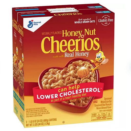 Product image of Honey Nut Cheerios Gluten-Free Cereal (2 pk.)