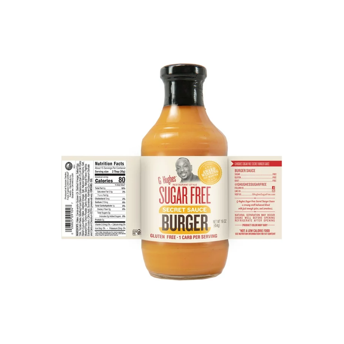 Product image of G. Hughes Smokehouse Sugar Free Burger Secret Sauce 16 oz