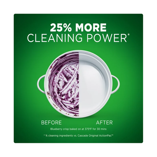 Product image of Cascade Complete ActionPacs, Dishwasher Detergent, Fresh Scent, 78 Ct