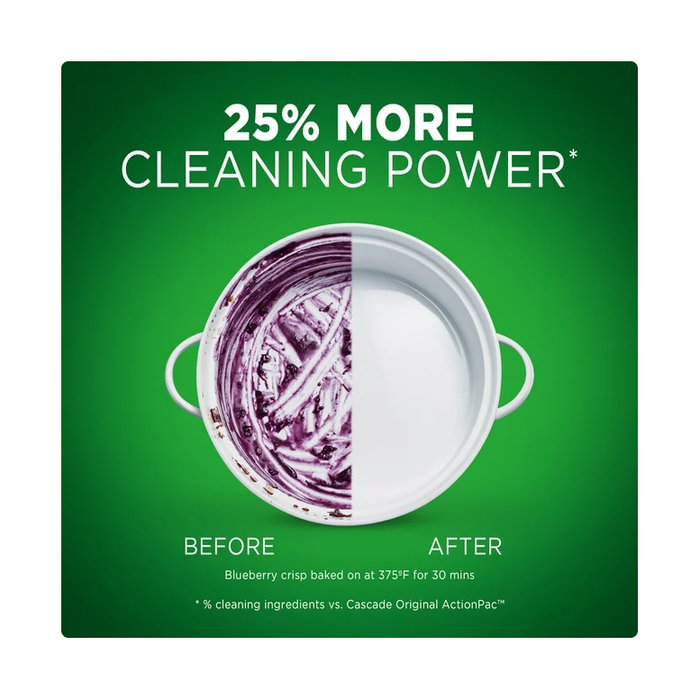 Product image of Cascade Complete ActionPacs, Dishwasher Detergent, Fresh Scent, 78 Ct