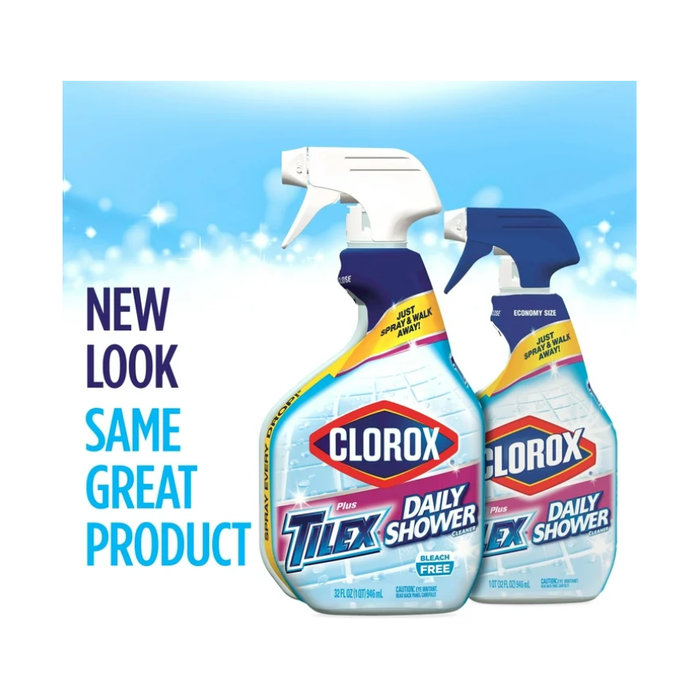 Product image of Clorox Plus Tilex Daily Shower Cleaner Spray, 32 fl oz