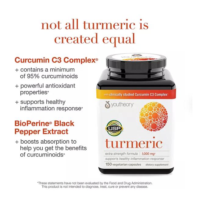 Product image of Youtheory Turmeric Extra Strength Capsules (150 ct.)