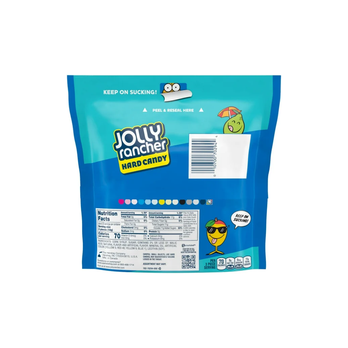 Product image of Jolly Rancher Assorted Tropical Fruit Flavored Hard Candy, Resealable Bag 13 oz