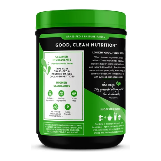 Product image of Orgain Hydrolyzed Grass Fed Collagen Peptides Powder, Unflavored, 20g Collagen, 1lb