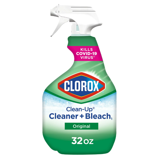 Product image of Clorox Clean-Up All Purpose Cleaner with Bleach, Original, 32 Ounce, and Clorox Disinfecting Bathroom Cleaner, Bleach Free, 30 Ounce