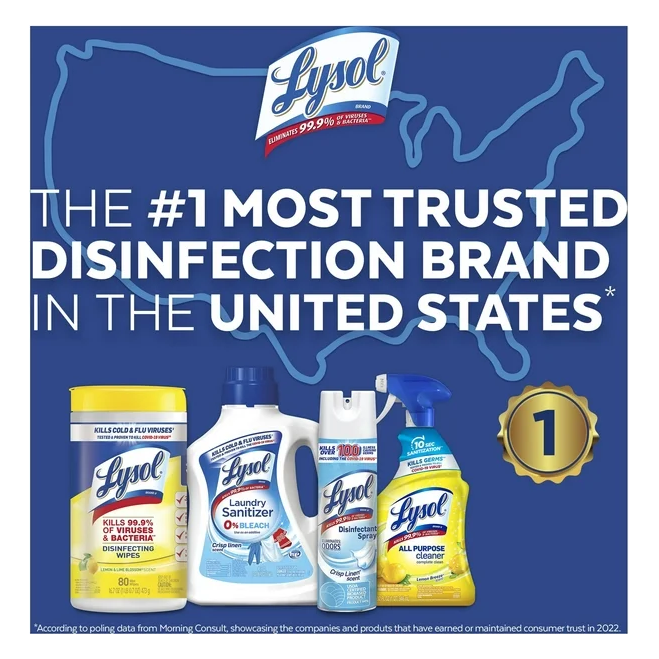 Product image of Lysol Toilet Bowl Cleaner Gel, For Cleaning and Disinfecting, Stain Removal, Forest Rain Scent, 24oz (Pack of 2)