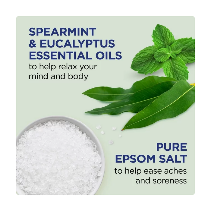 Product image of Dr Teal's Pure Epsom Salt Soaking Solution, Relax & Relief with Eucalyptus Spearmint, 3 lb