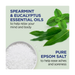 Product image of Dr Teal's Pure Epsom Salt Soaking Solution, Relax & Relief with Eucalyptus Spearmint, 3 lb