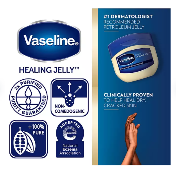 Product image of Vaseline Original Healing Jelly & All-Over Body Balm Bundle (7.5 oz., 2 pk. + 1.4 oz. Stick)