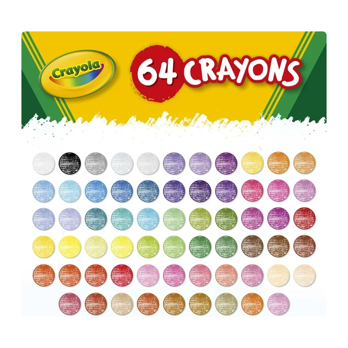 Product image of Crayola Crayons, 64 Ct, Back to School Supplies for Kids, Teacher Supplies, Gift
