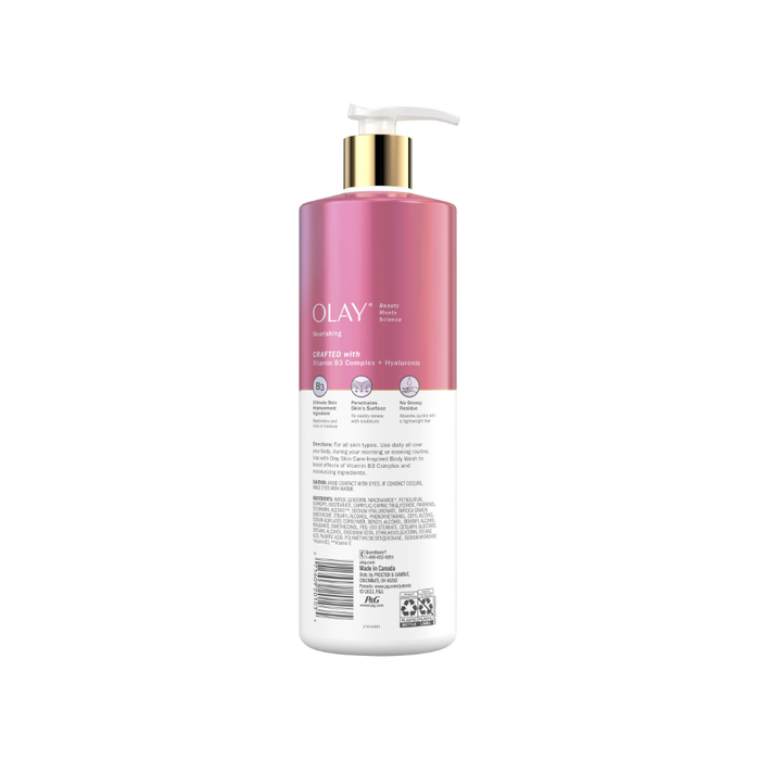 Product image of Olay Nourishing & Hydrating Body Lotion with Hyaluronic Acid, 17 fl oz