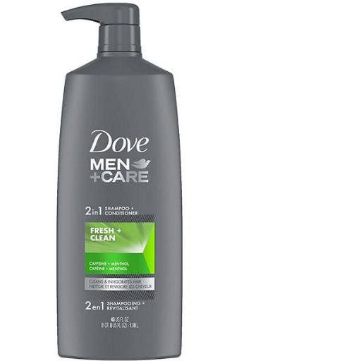 Product image of Dove Men+Care 2-in-1 Shampoo + Conditioner, Fresh & Clean, 40 fl. oz.