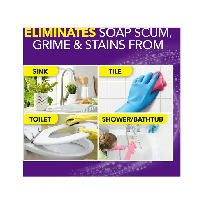 Product image of OxiClean Foam-Tastic™ Foaming Bathroom Cleaner, Fresh Scent, 19 oz Spray Can, Eliminates Soap Scum, Grime and Stains