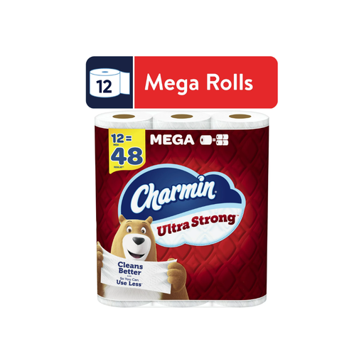 Product image of Charmin Ultra Strong Toilet Paper, 12 Mega Rolls