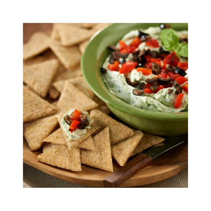 Product image of Triscuit Thin Crisps Sour Cream & Onion Whole Grain Wheat Crackers, 7.1 oz