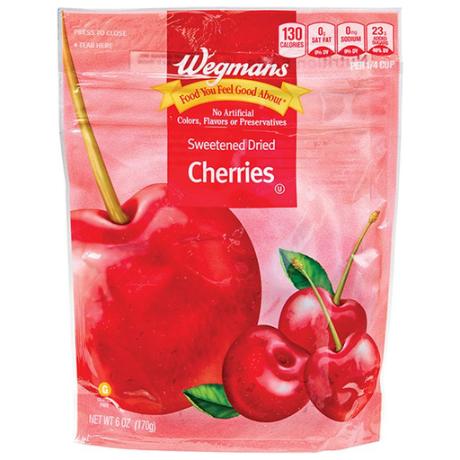 Product image of Wegmans Sweetened Dried Cherries 6oz