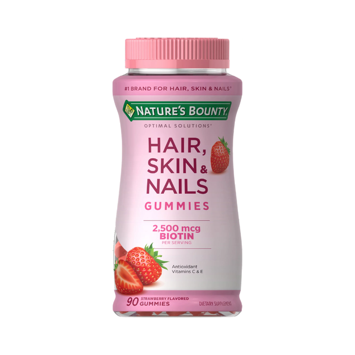 Product image of Nature's Bounty Hair Skin and Nail Vitamins With Biotin, Gummies, 90 Ct