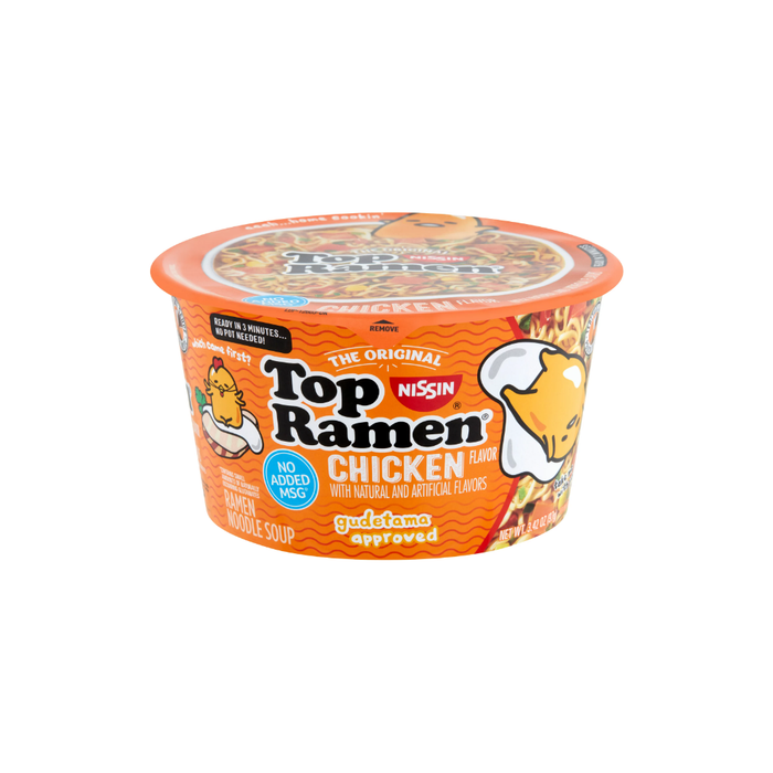 Product image of Nissin The Original Top Ramen Chicken Flavor Ramen Noodle Soup, 3.42 oz