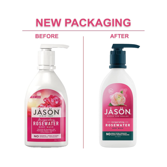 Product image of JĀSÖN Body Wash, Rosewater, Invigorating