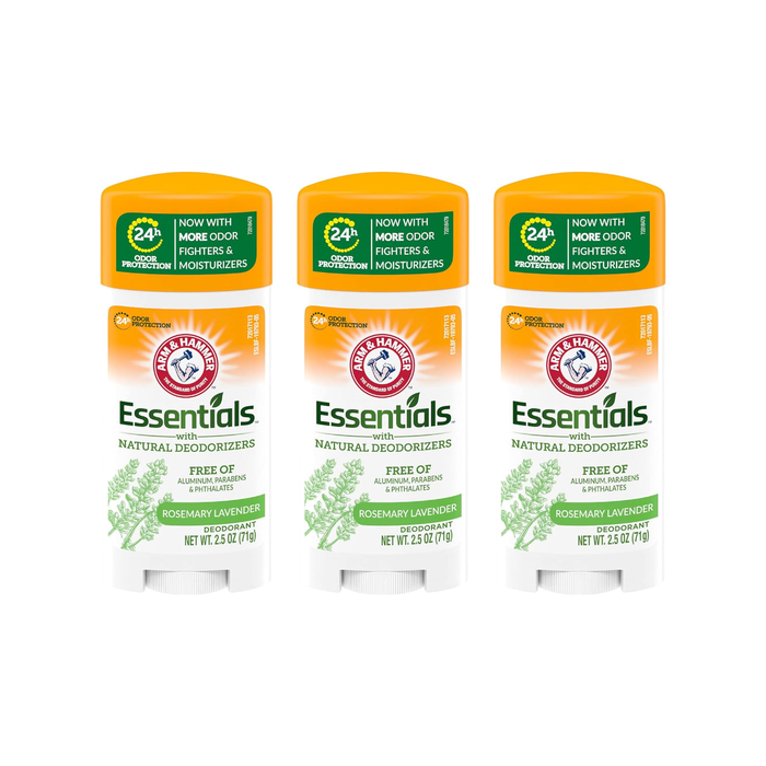 Product image of Arm & Hammer Essentials Natural Deodorant, Fresh - 2.5 oz - 3 pk