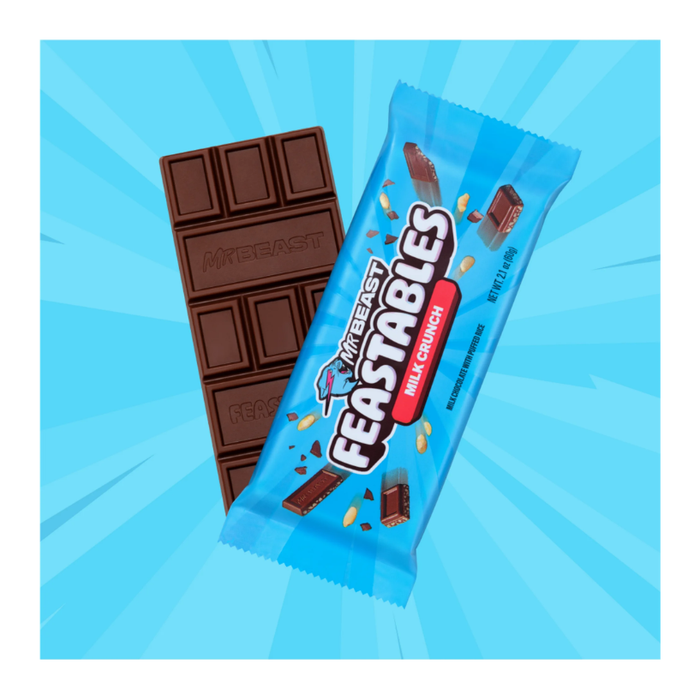 Product image of Feastables MrBeast Milk Chocolate Crunch Bar, 2.1 oz