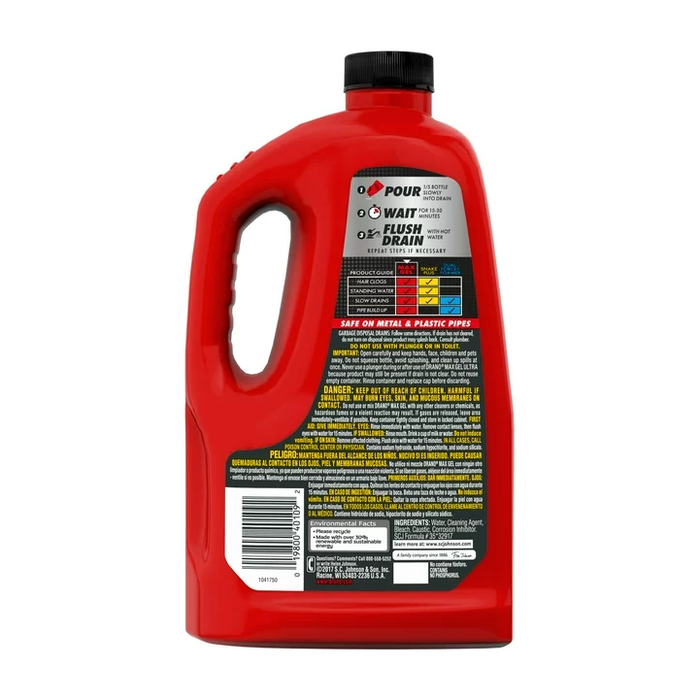 Product image of Drano Max Gel Drain Clog Remover, 80 oz, 1 Count