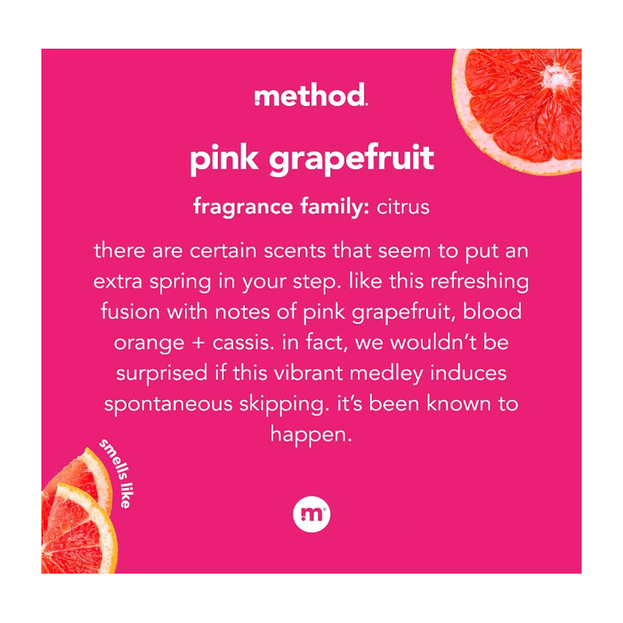 Product image of Method Antibacterial All-Purpose Cleaner, Pink Grapefruit, 28 Ounce Spray Bottle 4 PACK