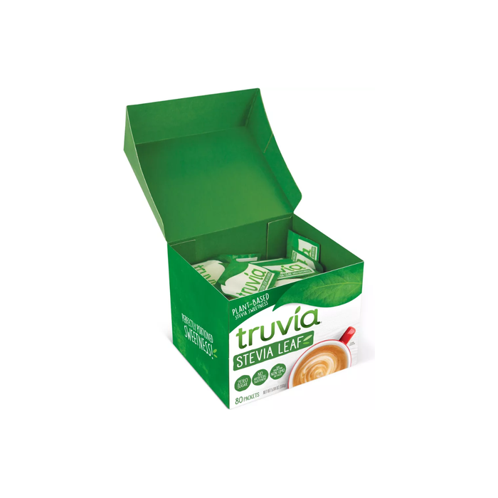 Product image of Truvia Original Calorie-Free Sweetener from the Stevia Leaf - 80 packets/5.64oz