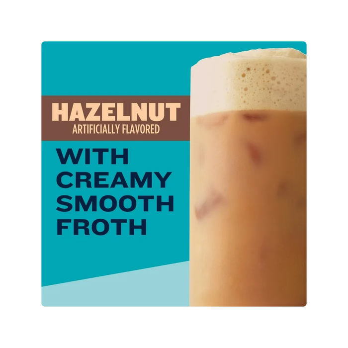 Product image of Maxwell House Iced Latte with Foam - Hazelnut Flavor | 6 Single Serve Packets