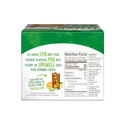 Product image of Truvia Original Calorie-Free Sweetener from the Stevia Leaf - 80 packets/5.64oz