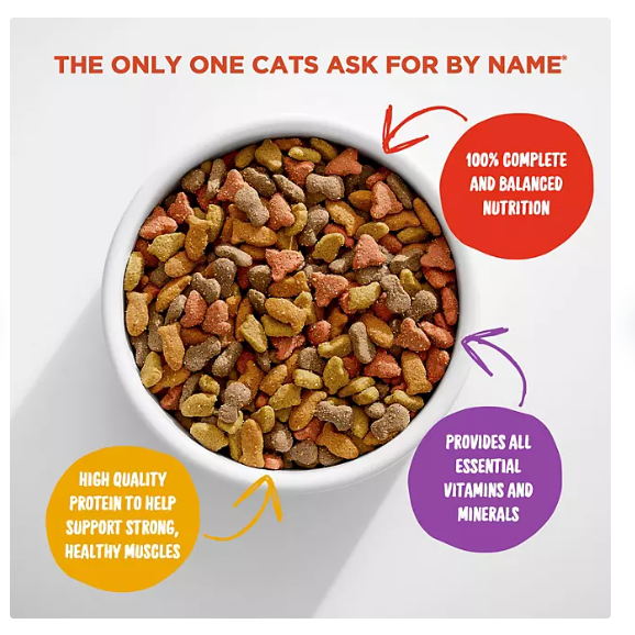 Product image of Meow Mix Original Choice Dry Cat Food, Heart Health & Oral Care Formula (32 lbs.)