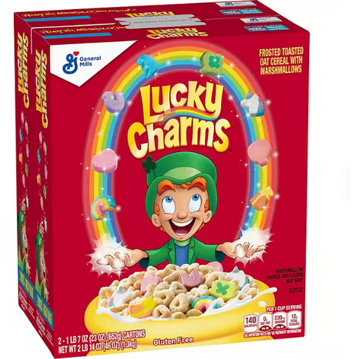 Product image of Lucky Charms Gluten-Free Marshmallow Cereal (23 oz., 2 pk.)