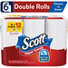 Product image of Scott Choose-A-Sheet Paper Towels, White, 6 Double Rolls