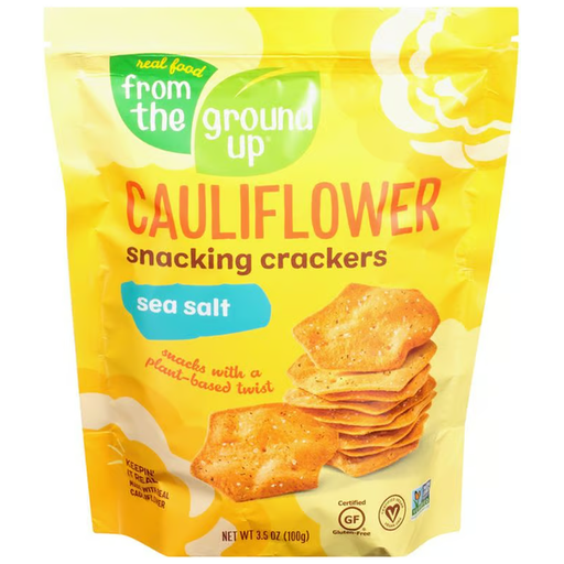 Product image of From the Ground Up Snacking Crackers, Cauliflower, Sea Salt 3.5 oz