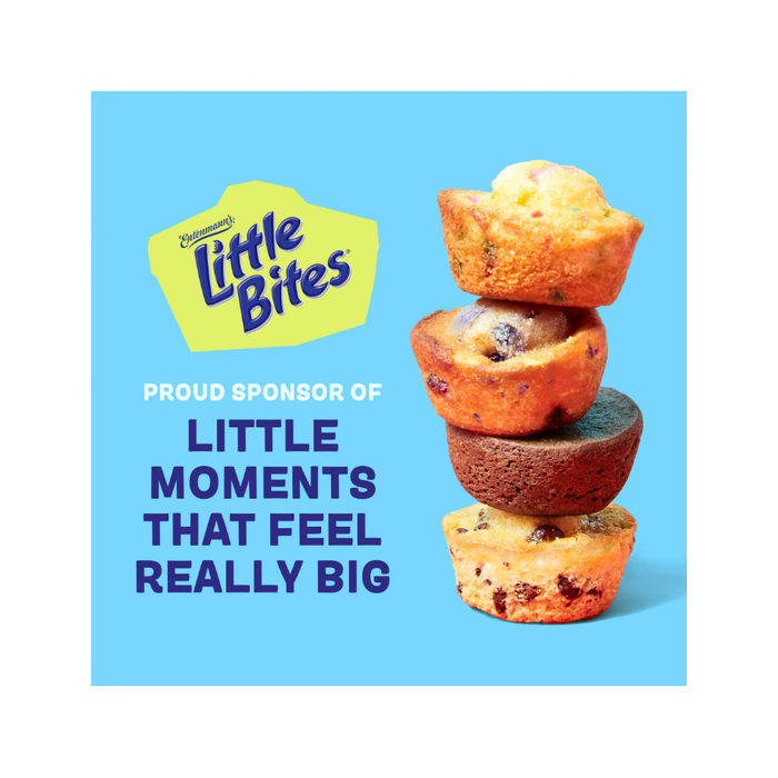 Product image of Entenmann's Little Bites Blueberry Mini Muffins, 5 Pouches, 8.25 oz Box